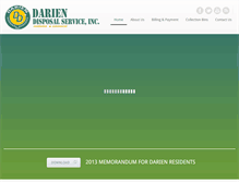 Tablet Screenshot of dariendisposal.com